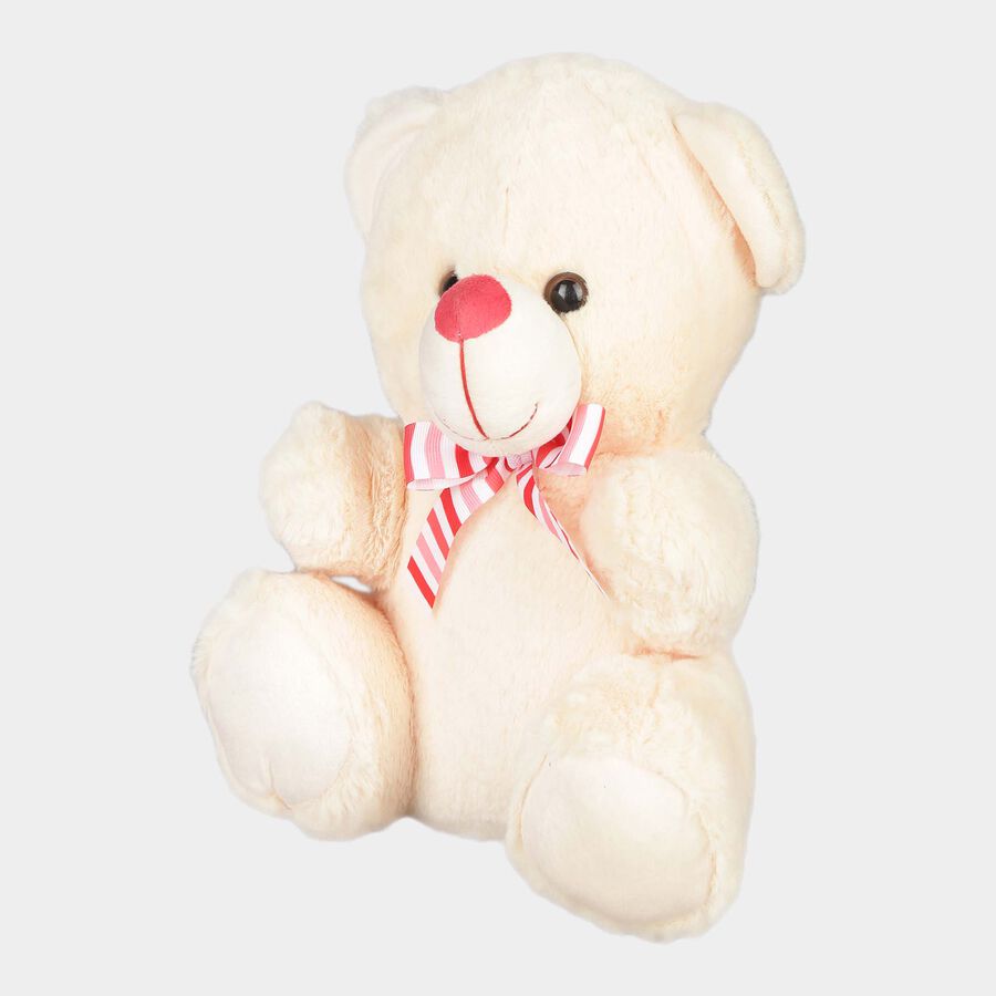 Cream Teddy Bear With Striped, , large image number null