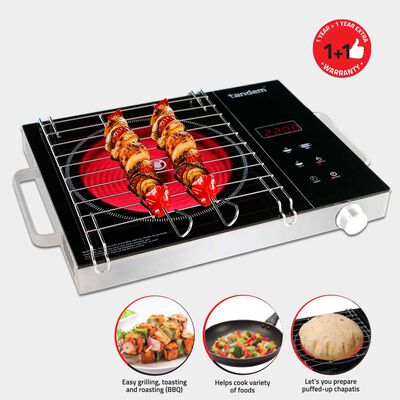 2000W Infrared Cooktop, Touch Controls