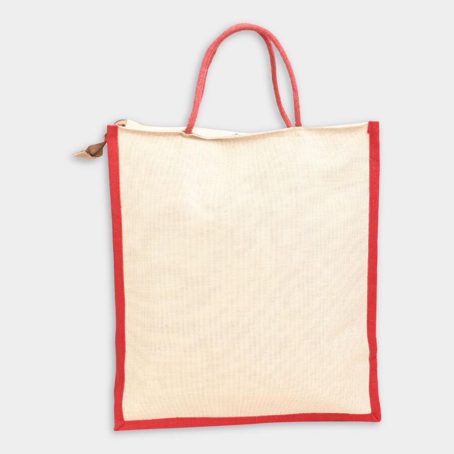 Women's 1 Compartment Jute Large Shopper Bag , , large image number null