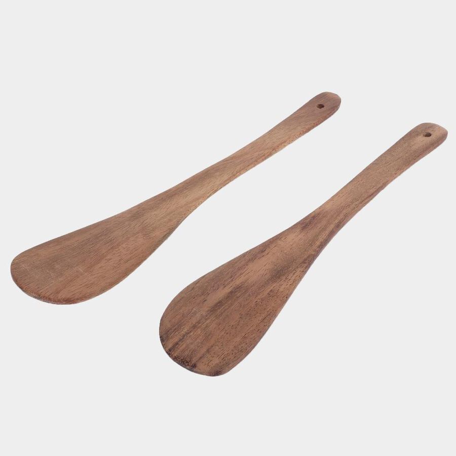 2 Wooden Spatula, 23 cm Length, , large image number null