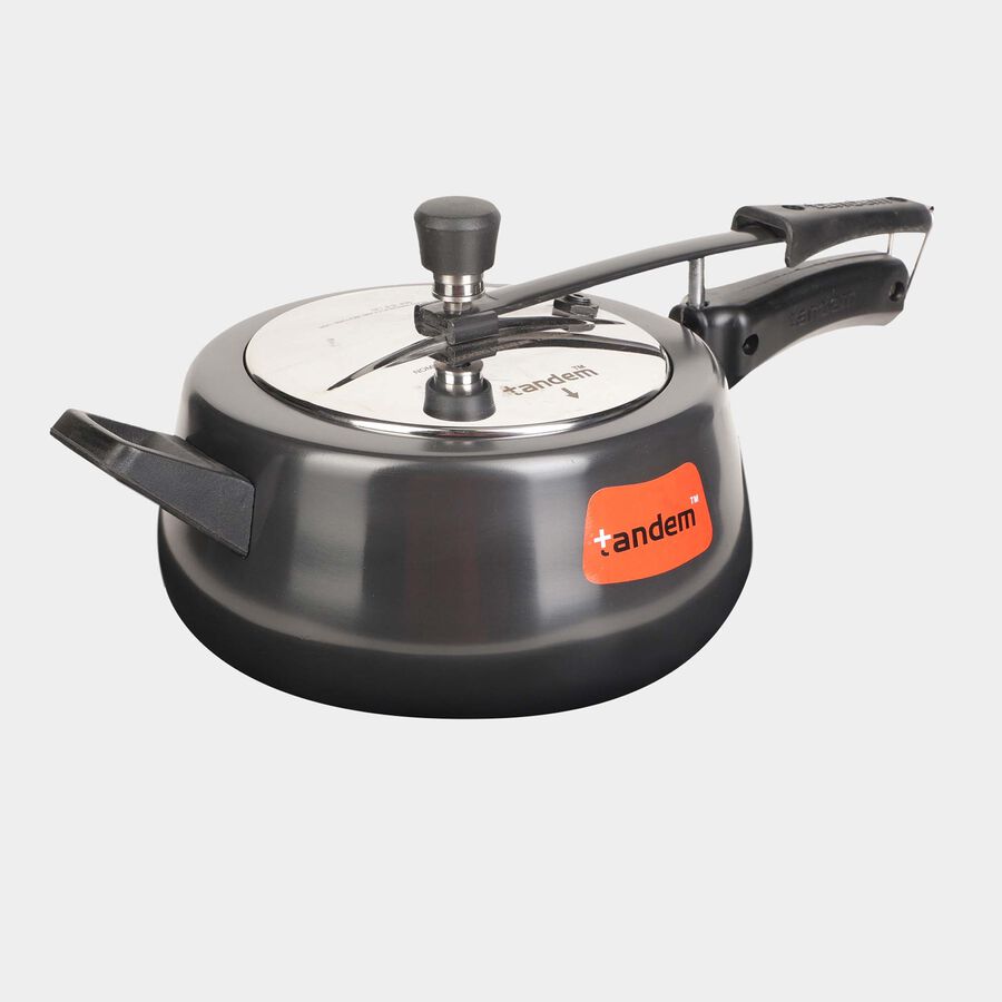 5 L Induction Pressure Cooker, Hard Anodized Pot + Steel Lid, , large image number null