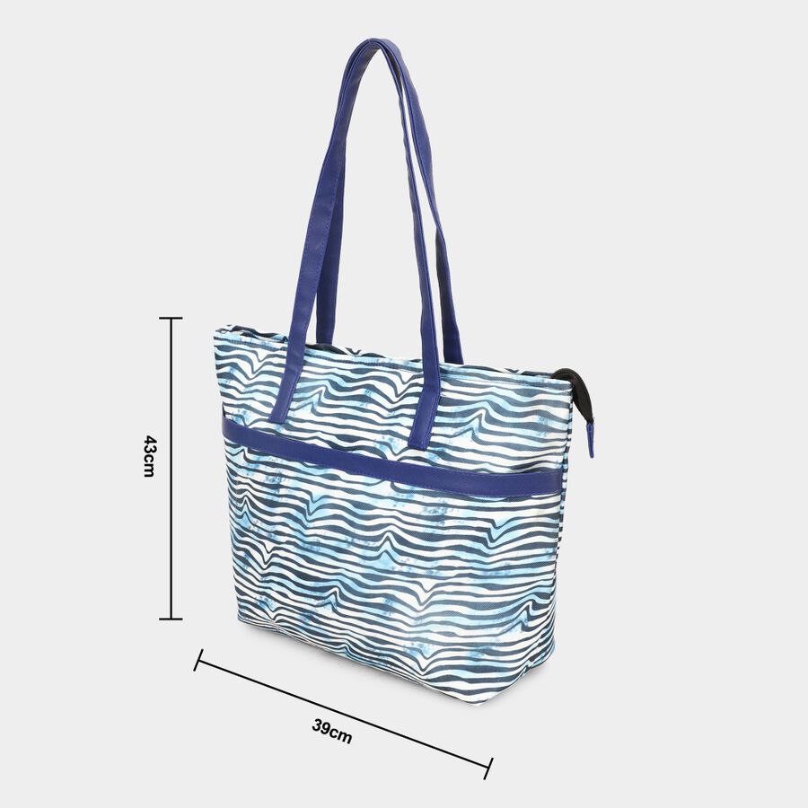 Women's 1 Compartment Fabric-Polyester Medium Tote Bag , , large image number null