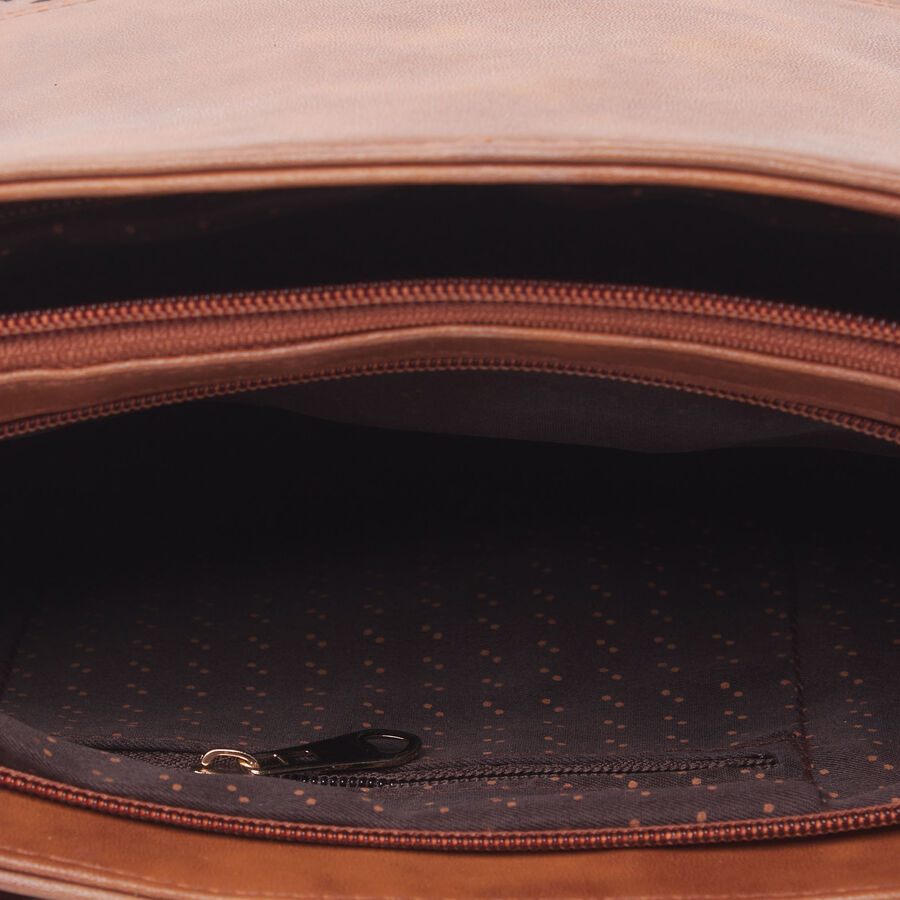 Women's 2 Compartment Medium Polyurethane Tote Bag, , large image number null