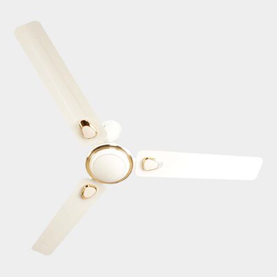 Ceiling Fan Ivory with decorative trims