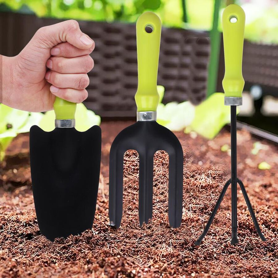 Set Of 3 Gardening Tools, , large image number null