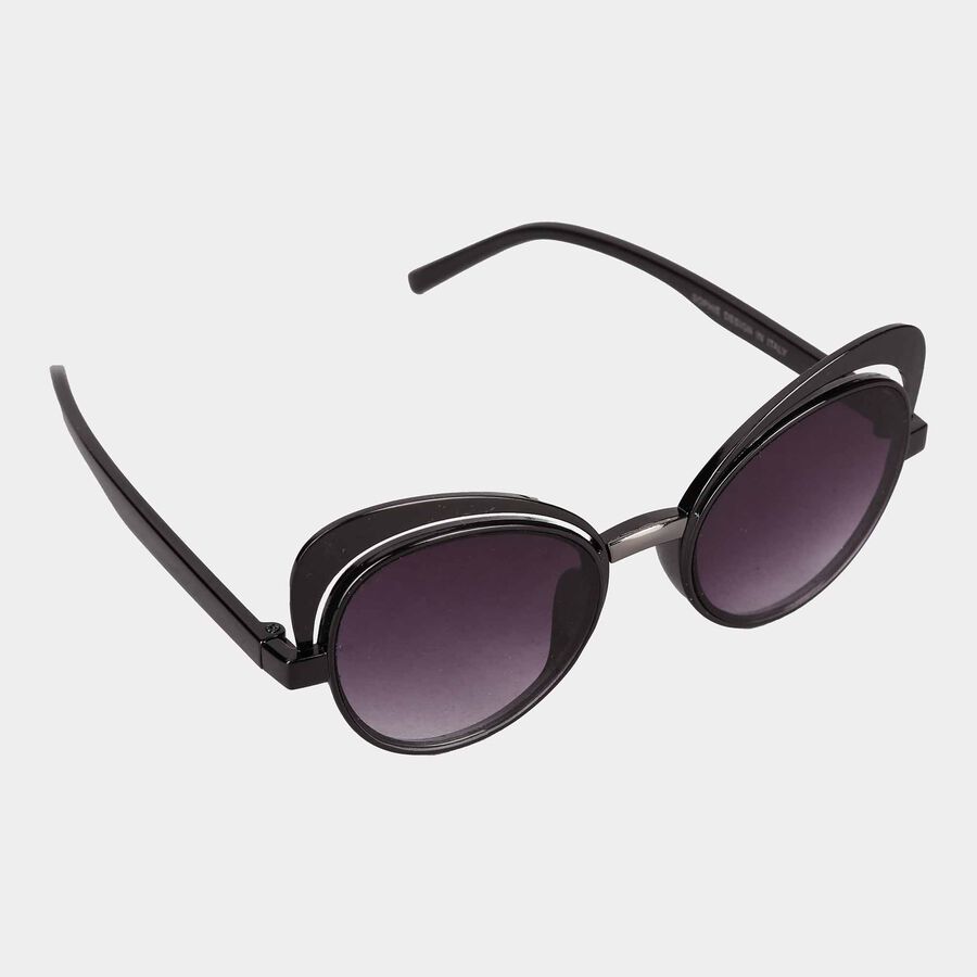 Women's Plastic Gradient Oval Sunglasses, , large image number null