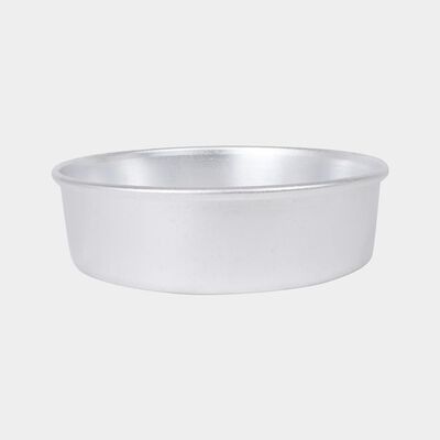 Aluminium Baking Mould, Silver, 8 Inches