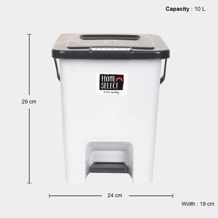 10 L Pedal Dust Bin, , large image number null