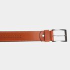 Men's Tan Leather Casual Belt, 38 in. Waist, , small image number null