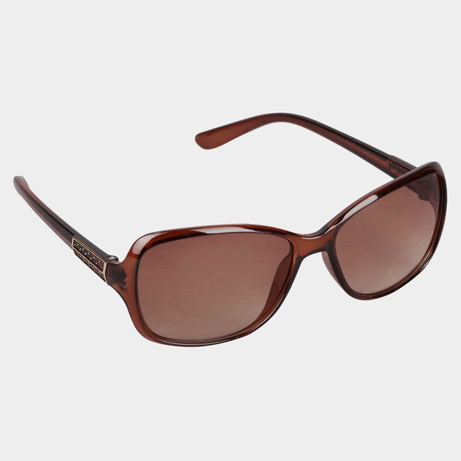 Women's Plastic Gradient Oval Sunglasses, , large image number null