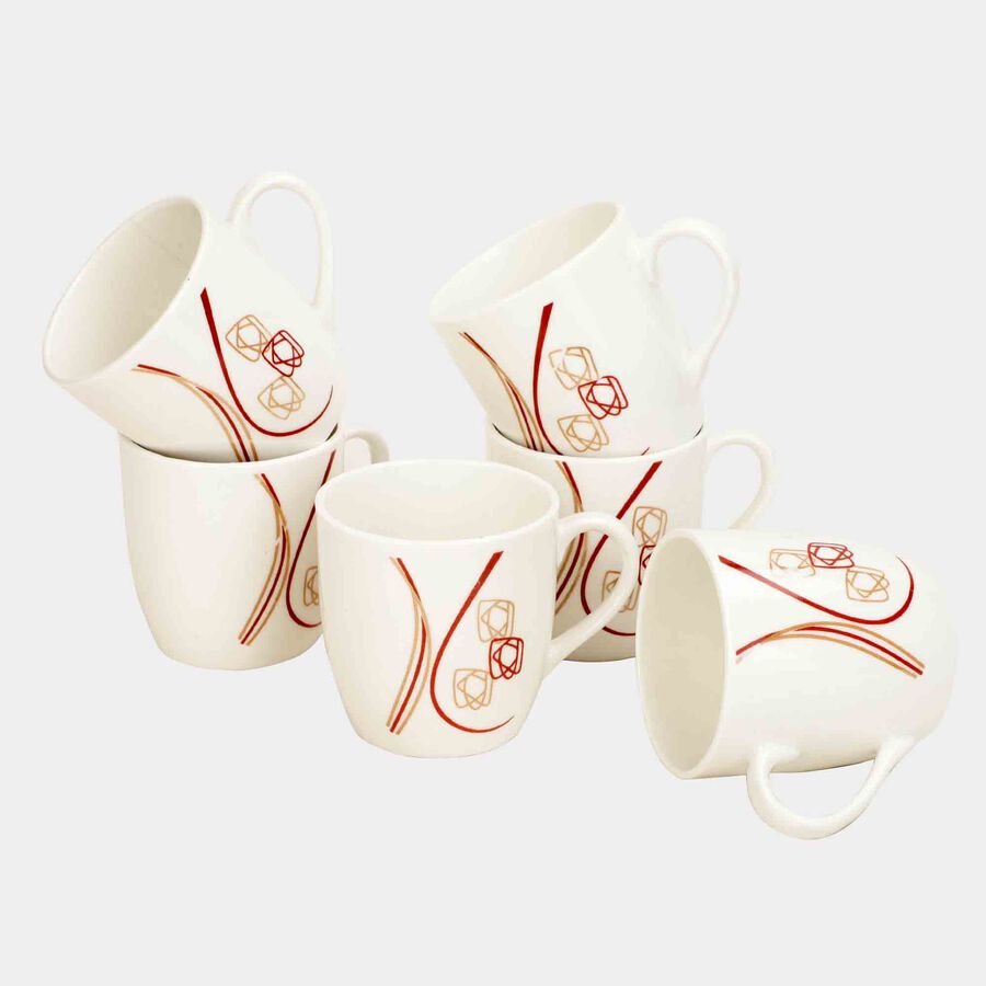 150 ml Bone China Cup, Set of 6, , large image number null