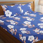 110 GSM Microfiber Double Bedsheet with 2 Pillow Covers, , small image number null