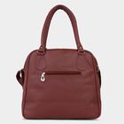 Women's 3 Compartment Medium Polyurethane Satchel, , small image number null