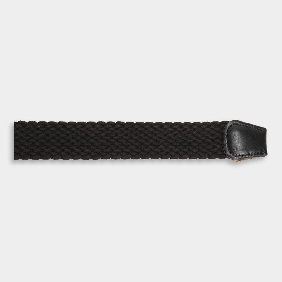 Men's Black Canvas Casual Belt, 38 in. Waist, , large image number null