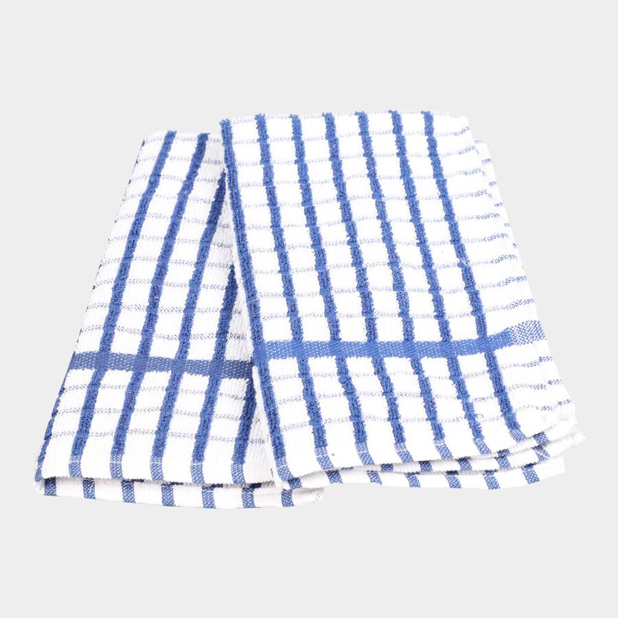 Cotton Kitchen Napkin, Blue, 30 cm X 50 cm, , large image number null