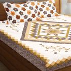 125 GSM Microfiber Double Bedsheet with 2 Pillow Covers, , small image number null