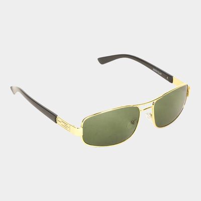 Men's Plastic Gradient Rectangle Sunglasses