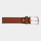 Men's Tan Leather Casual Belt, 38 in. Waist, , small image number null