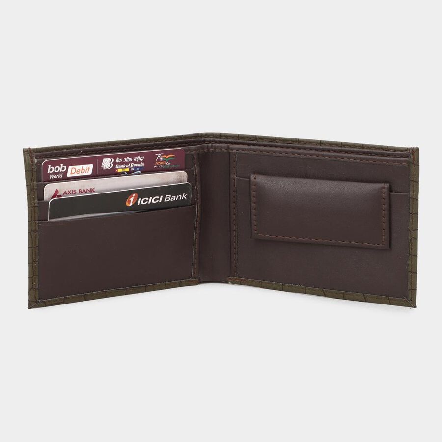 Men's Polyurethane Bi Fold Wallet, , large image number null