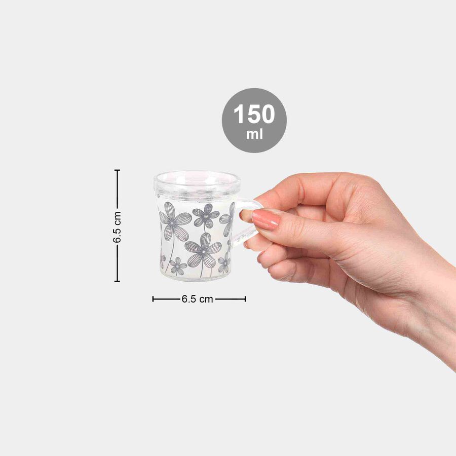 150 ml Glass Mug, Set of 6, , large image number null