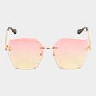 Women's Metal Gradient Rimless Sunglasses, , small image number null