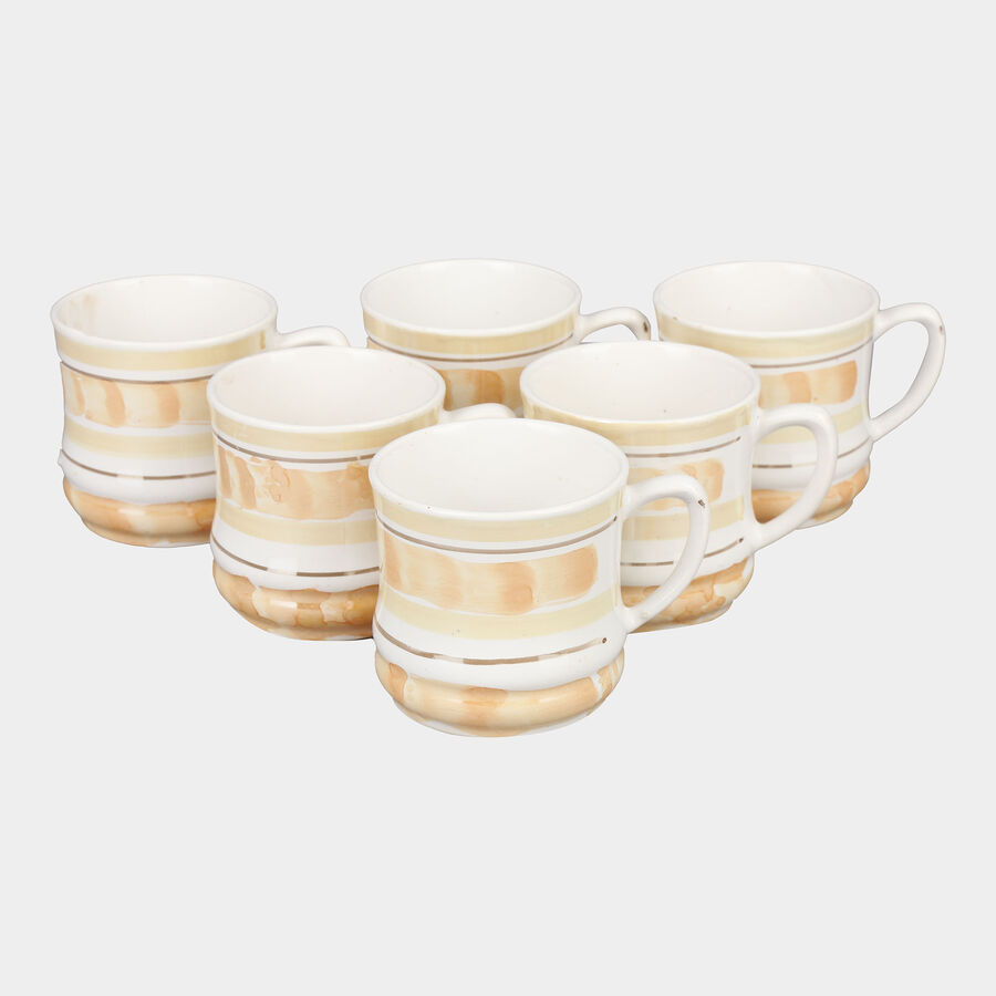 120 ml Stoneware Cup, Set of 6, , large image number null