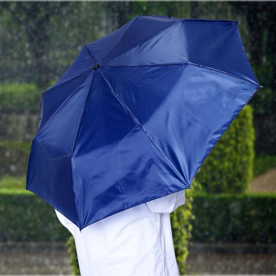 Men's 3 Fold Umbrella - Color/Design May Vary, , large image number null