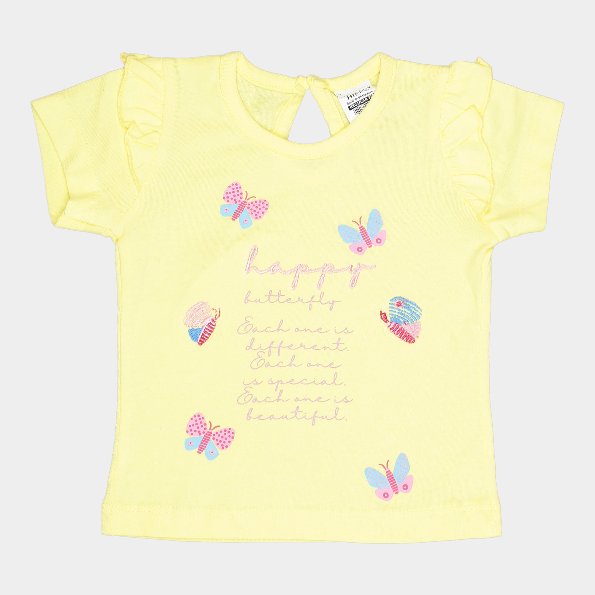 infant yellow t shirt