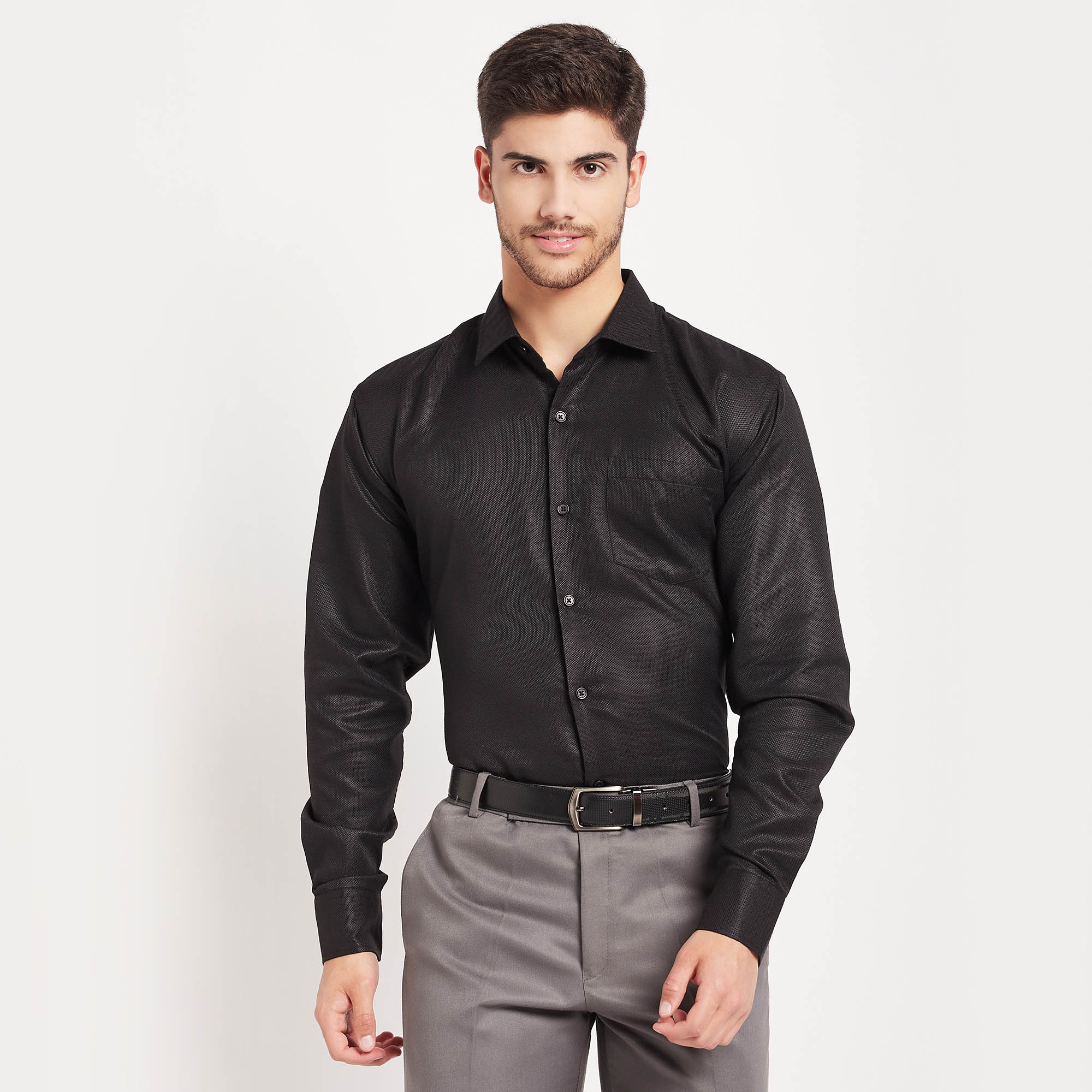 Buy Black Shirts for Men by S&N by Shantnu Nikhil Online | Ajio.com