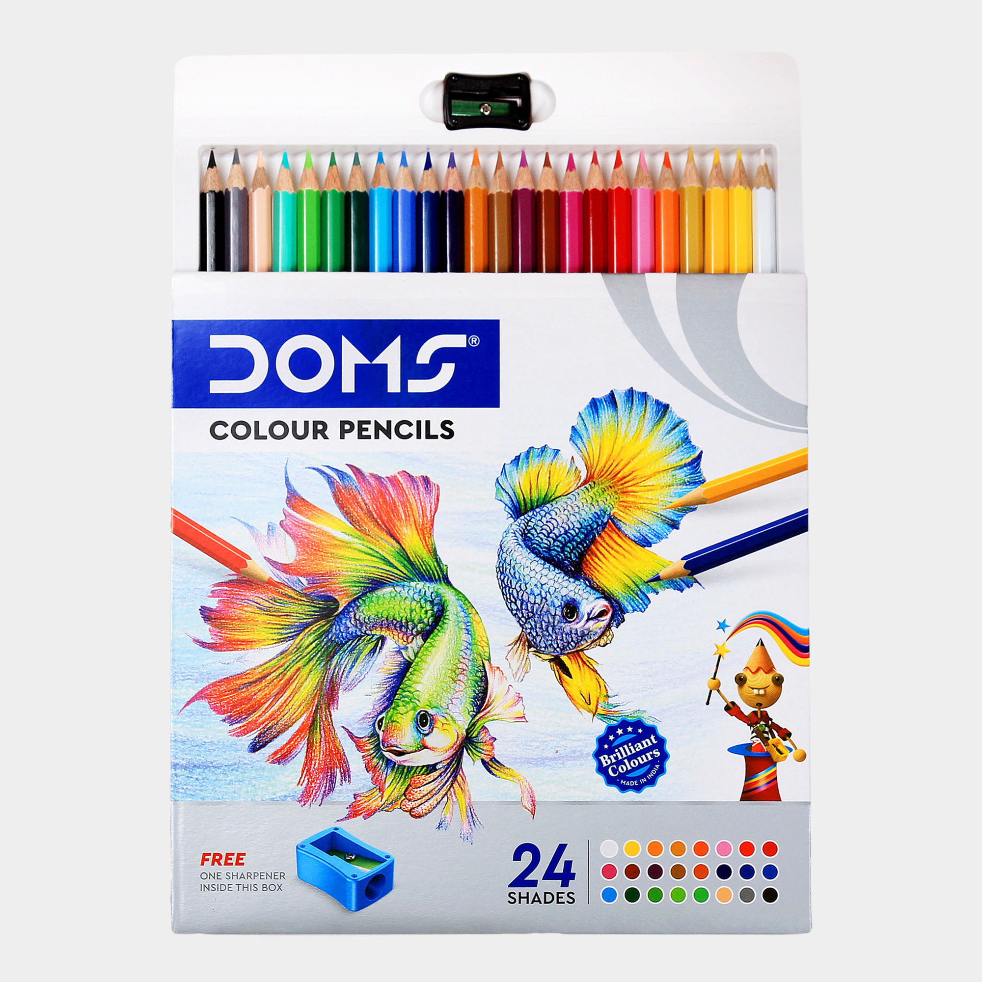 Doms Fsc 24 Shades Colour Pencil