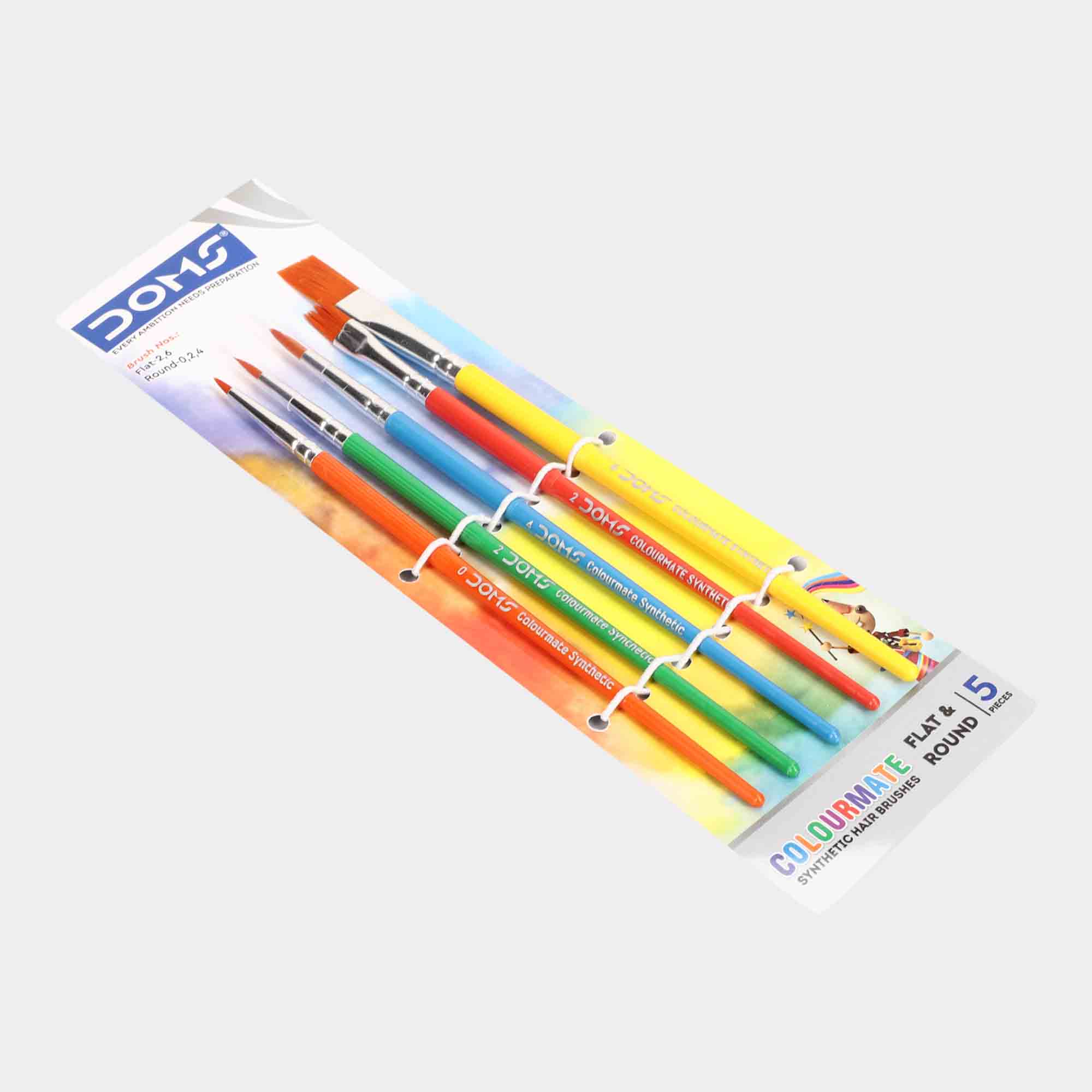 Multicolor Plastic Doms Brush Pens