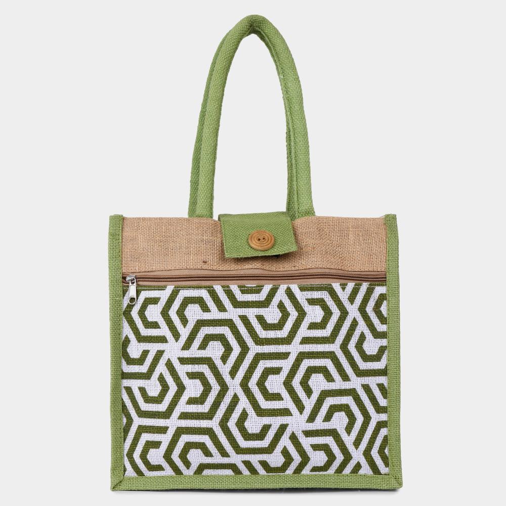 Jute lunch bags for ladies hot sale