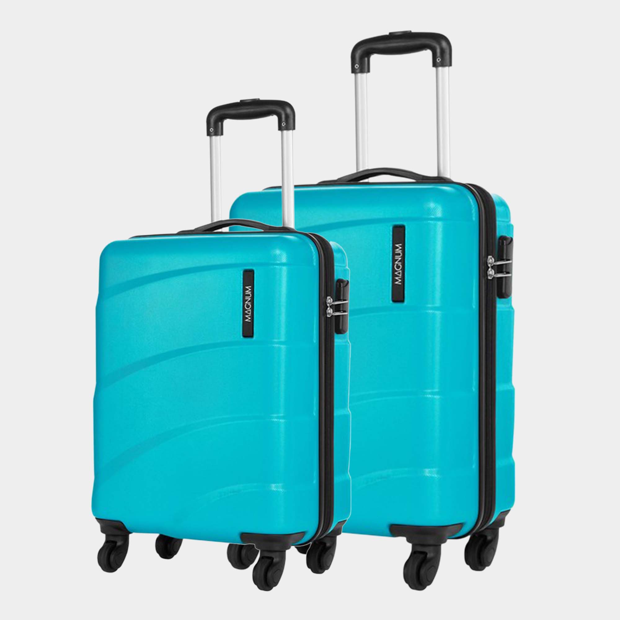 Buy Safari Magnum Streak Polycarbonate 5 Years Warranty Luggage Set of 3 Trolley  Bags (55 & 69 & 79 cm) (Cyan) at Amazon.in