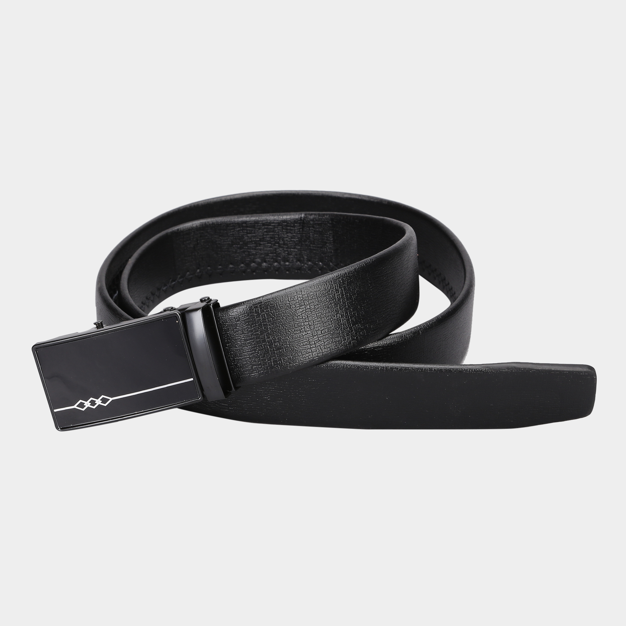 Men Formal Black Belt 36 in