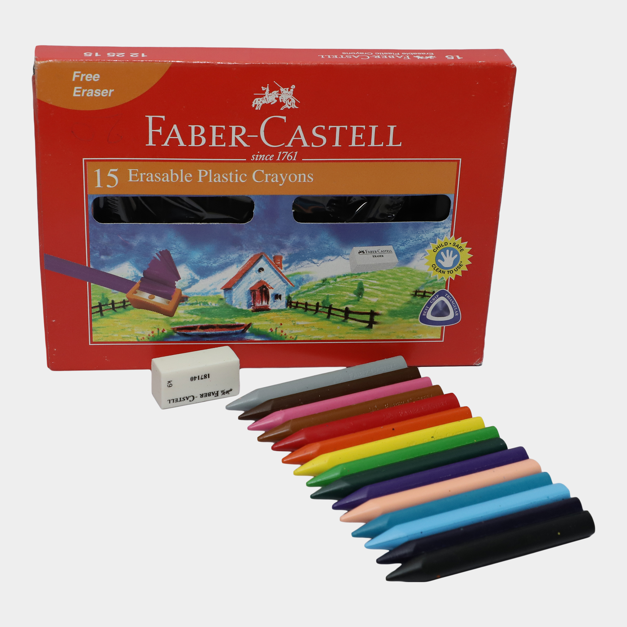 Faber-Castell Erasable Plastic Crayons